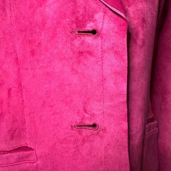 DANIER PINK SUEDE VINTAGE JACKET - Picture 8 of 11